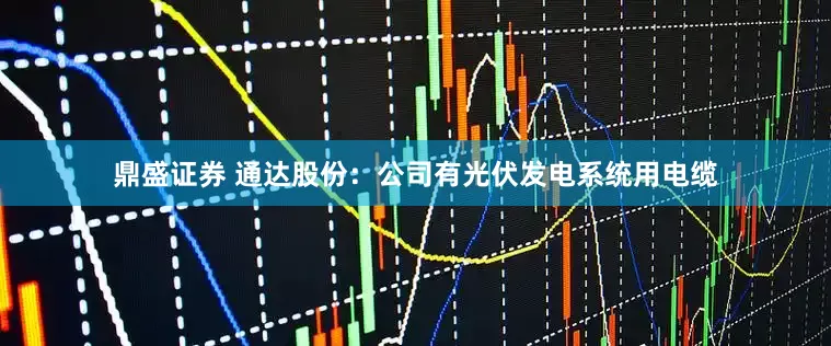 鼎盛证券 通达股份：公司有光伏发电系统用电缆